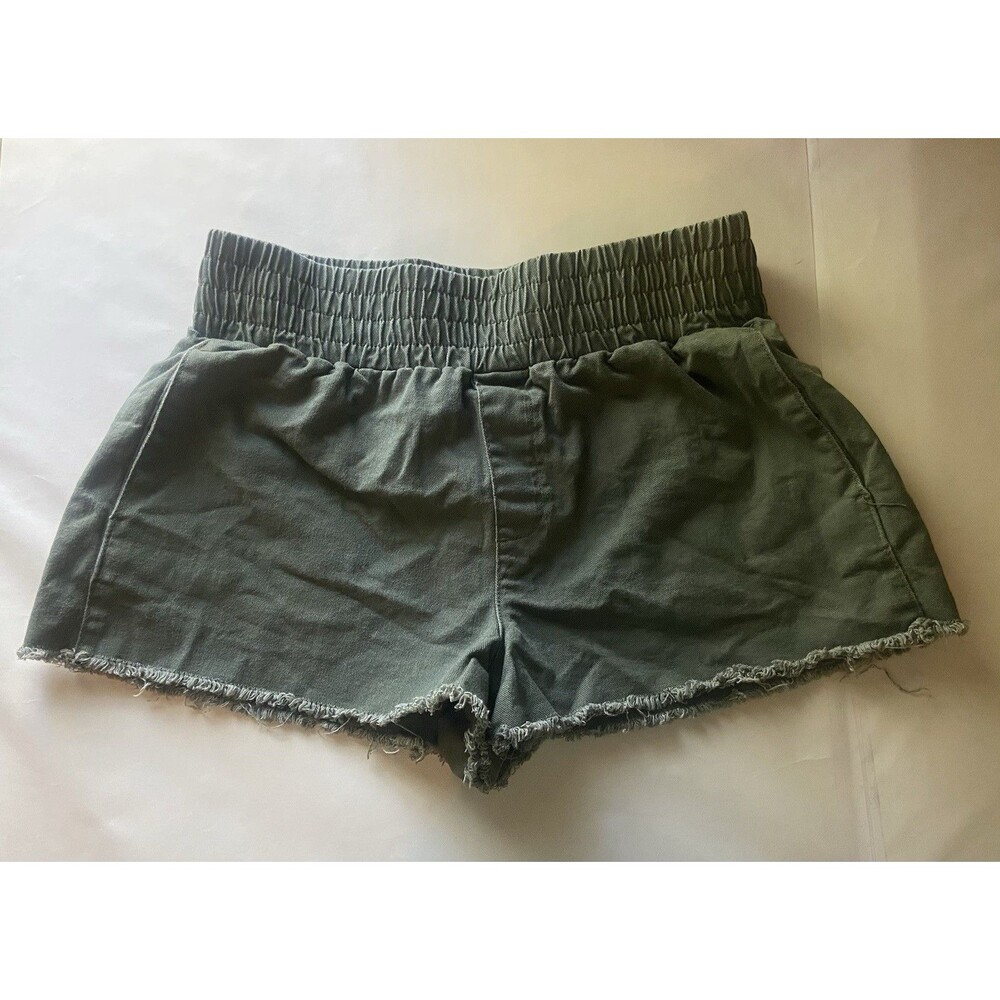 NOBO NO BOUNDARIES JUNIOR GREEN SUPER HIGH RISE SHORTS Elastic Waist No Tag READ